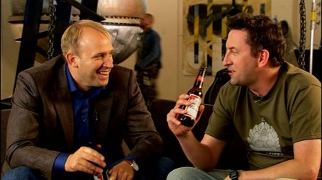 Lee and Tim talk on the set of Series Two (None) - Episode 14 poster and promotional image