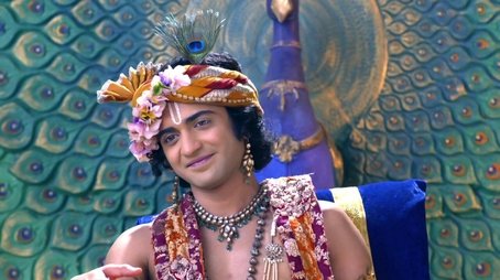 Krishna Fulfils Rukmini's Wish (2020) - Episode 428 poster and promotional image