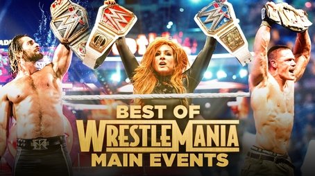 Best of WrestleMania Main Events (2021) - Episode 15 poster and promotional image