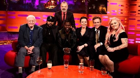 Ice Cube, Kevin Hart, Hugh Laurie, Olivia Colman, Sir David Attenborough, Elle King (2016) - Episode 15 poster and promotional image