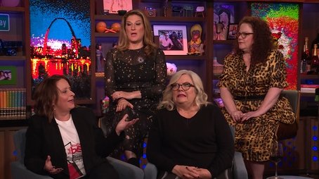 Ana Gasteyer; Emily Spivey; Rachel Dratch; Paula Pell (2019) - Episode 76 poster and promotional image