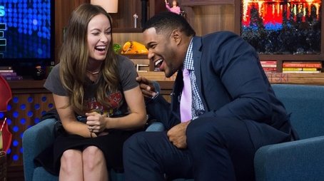 Michael Strahan & Olivia Wilde (2015) - Episode 164 poster and promotional image