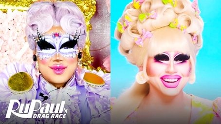 The Pit Stop S13 E6 | Trixie Mattel & Rock M. Sakura Boogie on Disco-Mentary’ | RuPaul's Drag Race (2021) - Episode 6 poster and promotional image