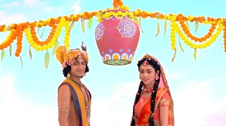 Radha, Krishna's Team Effort (2019) - Episode 284 poster and promotional image