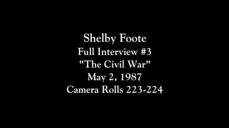 Shelby Foote Full Interview #3 May 2, 1987 (1987) - Episode 15 poster and promotional image