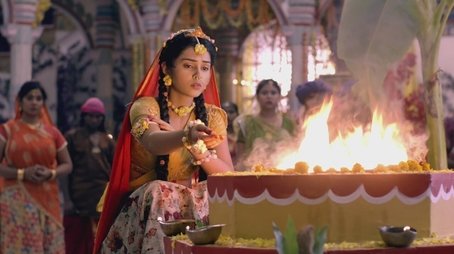 Radha Conducts the Puja (2018) - Episode 46 poster and promotional image