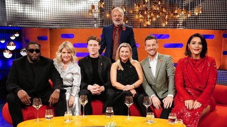 Sean "Diddy" Combs, Ashley Jensen, George MacKay, Chris & Rosie Ramsey and Jessie Ware (2023) - Episode 7 poster and promotional image