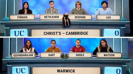Christ's College, Cambridge v Warwick (2025) - Episode 29 poster and promotional image