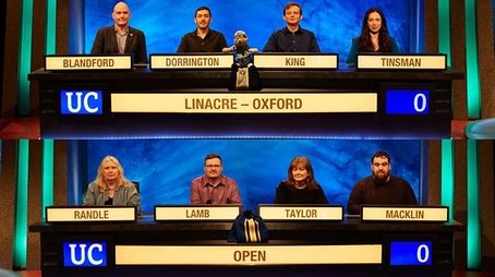 Linacre College, Oxford v The Open University (2020) - Episode 3 poster and promotional image