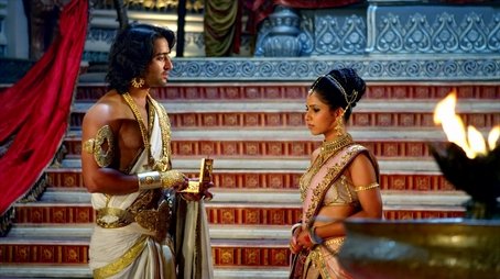 Kalyawan attacks Subhadra & Arjun (2013) - Episode 1 poster and promotional image