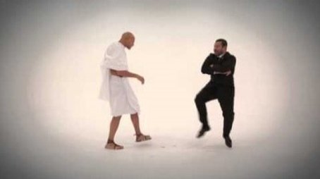 Epic Dance Battle of History - Gandhi vs Martin Luther King, Jr. (2013) - Episode 46 poster and promotional image
