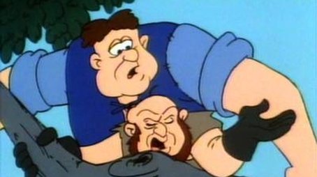 Lumbering Smurfs