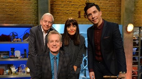 Claudia Winkleman, John Humphrys, Russell Kane (2016) - Episode 6 poster and promotional image