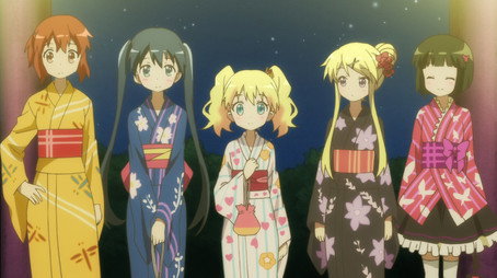 きんいろモザイク Сезон 1