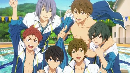 Free! Iwatobi Swim Club (2013) - Season 1 poster and promotional image