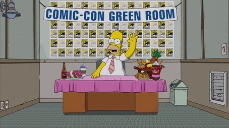 Homer from the Green Room at San Diego Comic-Con 2016 (2016) - Episode 75 poster and promotional image