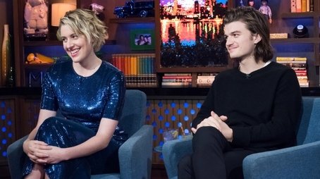 Greta Gerwig & Joe Keery (2017) - Episode 195 poster and promotional image