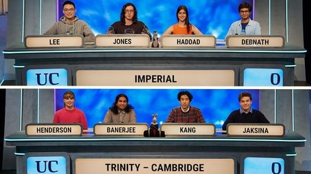 Semi-Final 1: Imperial v Trinity, Cambridge (2024) - Episode 35 poster and promotional image