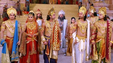 The Pandavas leave Hastinapur (2014) - Episode 11 poster and promotional image