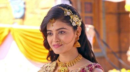 Satyabhama Arrives at Dwarka (2020) - Episode 442 poster and promotional image