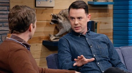 Colin Hanks Wears a Denim Button Down and Black Sneakers (2015) - Episode 15 poster and promotional image