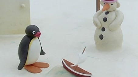Pingu und das Boot