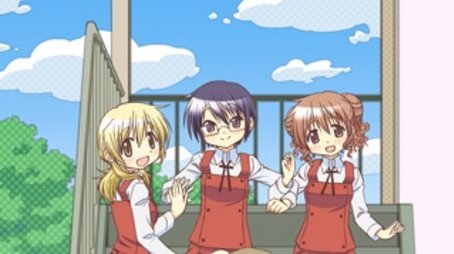 Hidamari Sketch x Honeycomb (2012) - Season 4 poster and promotional image