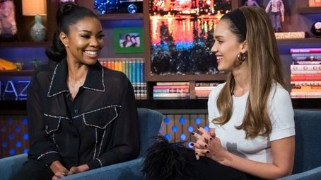 Jessica Alba; Gabrielle Union (2019) - Episode 85 poster and promotional image