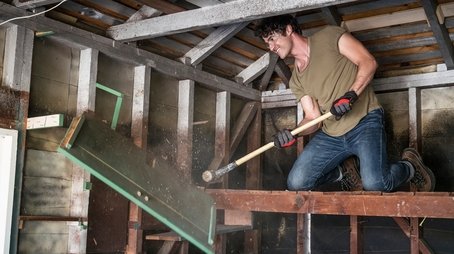 Darren Criss Makes Over His Manager's Garage (2021) - Episode 5 poster and promotional image