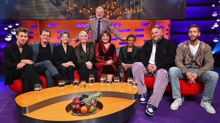 Jodie Foster, Olivia Colman, Lorraine Kelly, Wanda Sykes, Austin Butler, Josh Brolin and Calvin Harris & Rag'n'Bone Man (2024) - Episode 18 poster and promotional image