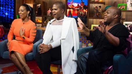 Derek J, Kenya Moore & Miss Lawrence (2015) - Episode 39 poster and promotional image