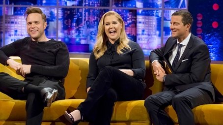 Amy Schumer, Riz Ahmed, Bear Grylls, Olly Murs (2016) - Episode 2 poster and promotional image