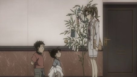 Shinichi and Ran, Memories of Mahjong Tiles and Tanabata (2009) - Episode 16 poster and promotional image