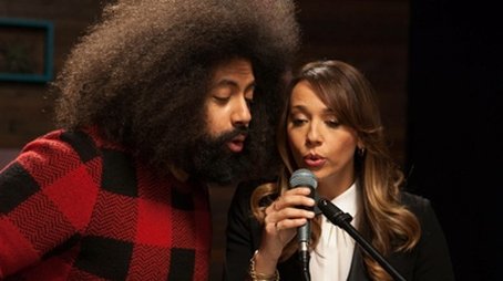 Rashida Jones Wears a Black Blazer & Flowered Pants (2013) - Episode 14 poster and promotional image