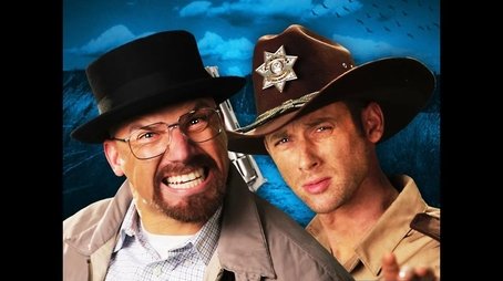 Rick Grimes vs. Walter White (2014) - Episode 7 poster and promotional image
