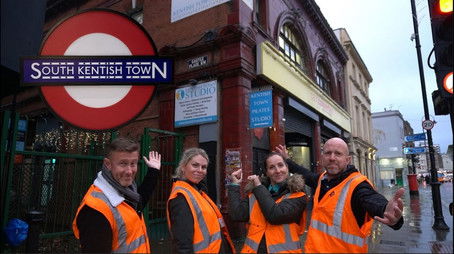 Exploring South Kentish Town Disused Tube Station (2023) - Episode 1 poster and promotional image