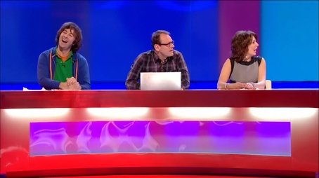 Carol Vorderman, David O'Doherty, John Bishop and Peter Serafinowicz (2010) - Episode 6 poster and promotional image