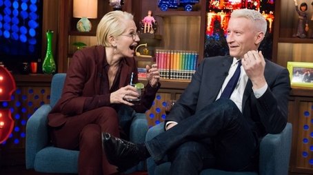 Anderson Cooper & Ellen Barkin (2015) - Episode 52 poster and promotional image