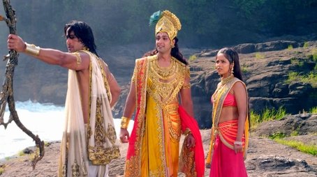 Lord Krishna saves Arjun (2013) - Episode 2 poster and promotional image