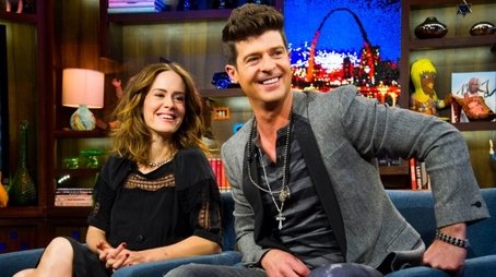 Sarah Paulson & Robin Thicke (2013) - Episode 8 poster and promotional image