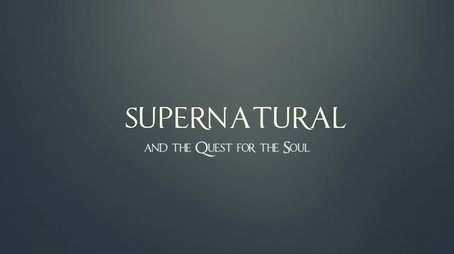 Supernatural and the Quest for the Soul (2011) - Episode 9 poster and promotional image