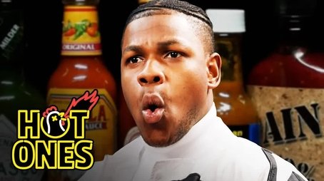 John Boyega Summons the Force While Eating Spicy Wings (2019) - Episode 12 poster and promotional image