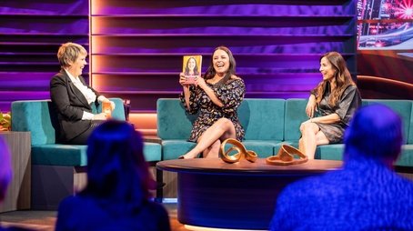 Natalie Imbruglia, Vladyslava Ihnatenko and Myf Warhurst (2022) - Episode 4 poster and promotional image