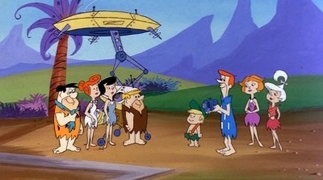 The Jetsons Meet the Flintstones (1987) - Episode 1 poster and promotional image