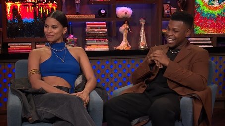 Zazie Beetz and John Boyega (2022) - Episode 150 poster and promotional image