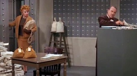 Lucy Gets Locked in the Vault (1963) - Episode 4 poster and promotional image