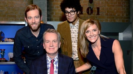 Richard Ayoade, Alun Cochrane, Gabby Logan (2017) - Episode 6 poster and promotional image