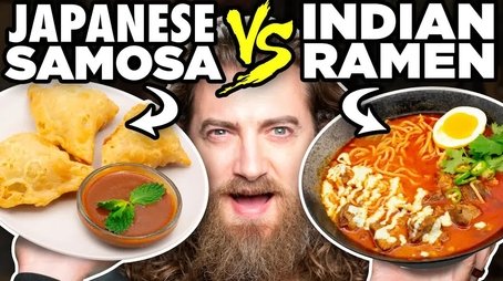 Japanese Indian vs. Indian Japanese Food Taste Test (2022) - Episode 25 poster and promotional image