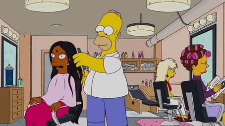 Homer Scissorhands
