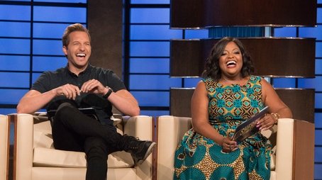 Sherri Shepherd, Joshua Malina, Ryan Hansen, Ayesha Curry (2018) - Episode 8 poster and promotional image